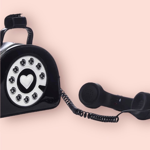 🖤SOLD🖤Sugar Thrills Midnight Hello Operator? Crossbody phone Purse - Picture 4 of 4